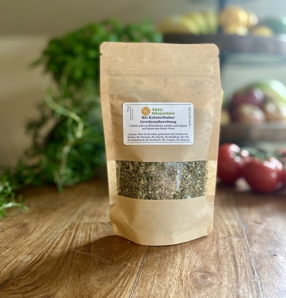 Bio Kräuterbutter Gewürzubereitung (70 g Beutel)